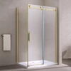 Obraz 1/4 - Milano Duo Gold Sprchový kút 90x120, 195cm, 8mm