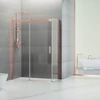 Obraz 4/4 - Milano Duo Rose Gold Sprchový kút 80x120, 195cm, 8mm