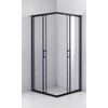 Obraz 2/7 - Motril čierny sprchový kút 80x80, 190cm, 6mm, NANO