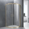 Obraz 1/7 - Murcia Gold sprchový kút zakrivený 80x80, 190cm, 6mm NANO
