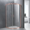 Obraz 1/7 - Murcia Rose Gold sprchový kút zakrivený 90x90, 190cm, 6mm NANO