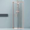 Obraz 5/7 - Murcia Rose Gold sprchový kút zakrivený 80x80, 190cm, 6mm NANO