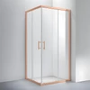 Obraz 1/8 - Motril Rose Gold Sprchový kút 80x80 190cm, 6mm NANO
