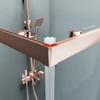 Obraz 2/8 - Motril Rose Gold Sprchový kút 80x80 190cm, 6mm NANO