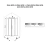Obraz 7/8 - Motril Rose Gold Sprchový kút 80x80 190cm, 6mm NANO