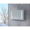 Obraz 1/3 - Vicenza White Trojdverová skriňa so zrkadlom 100 cm