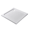Obraz 1/2 - Coria 80x80x 5 cm Štvorcová, akrylová sprchová vanička