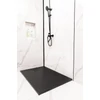 Obraz 8/12 -Cagliari Black 80x100x2,6 cm Kwadratowy brodzik SMC z syfonem