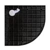 Obraz 6/11 - Cagliari Black 80x80x2,6 cm Kruhová, SMC sprchová vanička, so sifonom