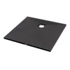 Obraz 2/11 - Cagliari Black 80x80x2,6 cm Štvorcová, SMC sprchová vanička, so sifonom