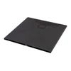 Obraz 1/11 - Cagliari Black 80x80x2,6 cm Štvorcová, SMC sprchová vanička, so sifonom