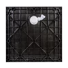 Obraz 6/11 - Cagliari Black 80x80x2,6 cm Štvorcová, SMC sprchová vanička, so sifonom