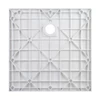 Obraz 5/12 - Cagliari White 80x80x2,6 cm Štvorcová, SMC sprchová vanička, so sifonom