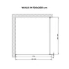 Obraz 5/5 - Walk-in Chrome sprchová stena, s dymovým sklom 120, 200cm, 8mm