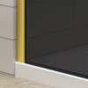 Obraz 4/5 - Walk-in Gold sprchová stena, s dymovým sklom 80, 200cm, 8mm