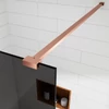 Obraz 2/5 - Walk-in Rose Gold sprchová stena, s dymovým sklom 110, 200cm, 8mm