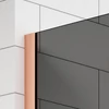 Obraz 3/5 - Walk-in Rose Gold sprchová stena, s dymovým sklom 110, 200cm, 8mm