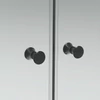 Obraz 3/3 - Westy 80,90,100 DVOJKRÍDLOVÉ čierne sprchové dvere, 195cm, 6mm