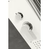 Obraz 2/6 - Bologna WHITE sprchový panel, nehrdzavejúca oceľ