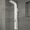 Obraz 1/6 - Bologna WHITE sprchový panel, nehrdzavejúca oceľ
