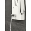 Obraz 6/7 - Merin WHITE sprchový panel, nehrdzavejúca oceľ
