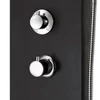 Obraz 3/4 - Verona Black termostatický sprchový panel, nehrdzavejúca oceľ, LED