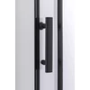 Obraz 4/8 - Avignon 6mm Black zakrivený Sprchový kút 70*70 190cm