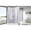 Obraz 6/6 - Avignon 6mm White zakrivený Sprchový kút 70*70 190cm