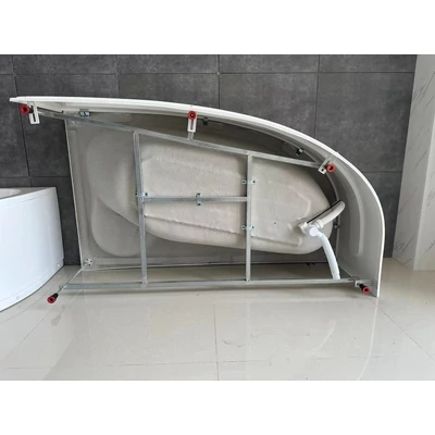 Asymetrický rám vane 150x100 cm, ľavý