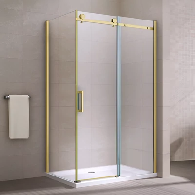 Milano Duo Gold Sprchový kút 80x120, 195cm, 8mm