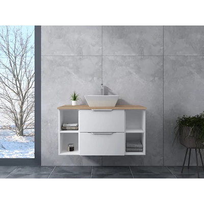 Rennes White Kúpeľňová skrinka s umývadlom