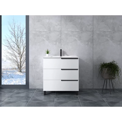 Torino White Kúpeľňová skrinka s umývadlom 100cm