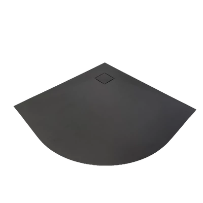 Cagliari Black 80x80x2,6 cm Kruhová, SMC sprchová vanička