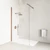 Walk-in Rose Gold sprchová stena 120, 200cm, 8mm