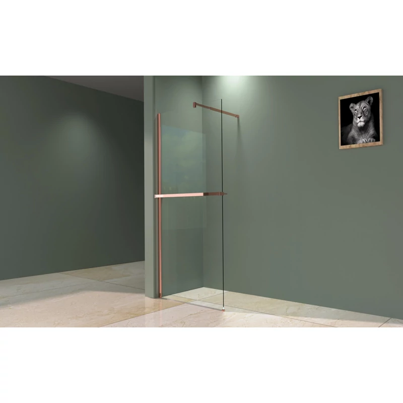 Rochelle Rose Gold ręcznik i mydelniczka 140 cm