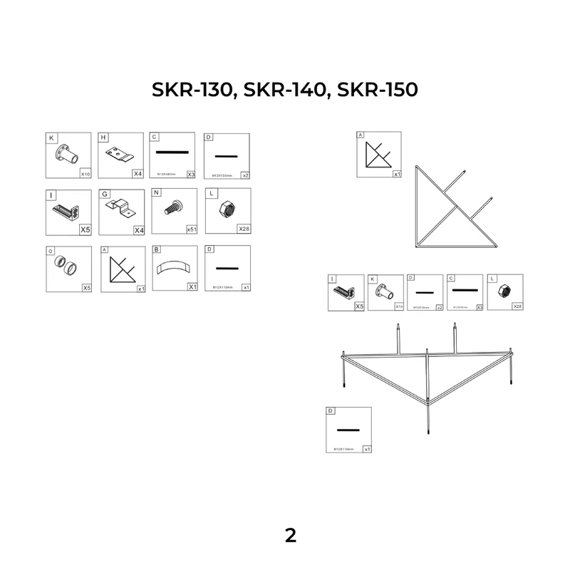 Rio symetryczna wanna 130x130 cm