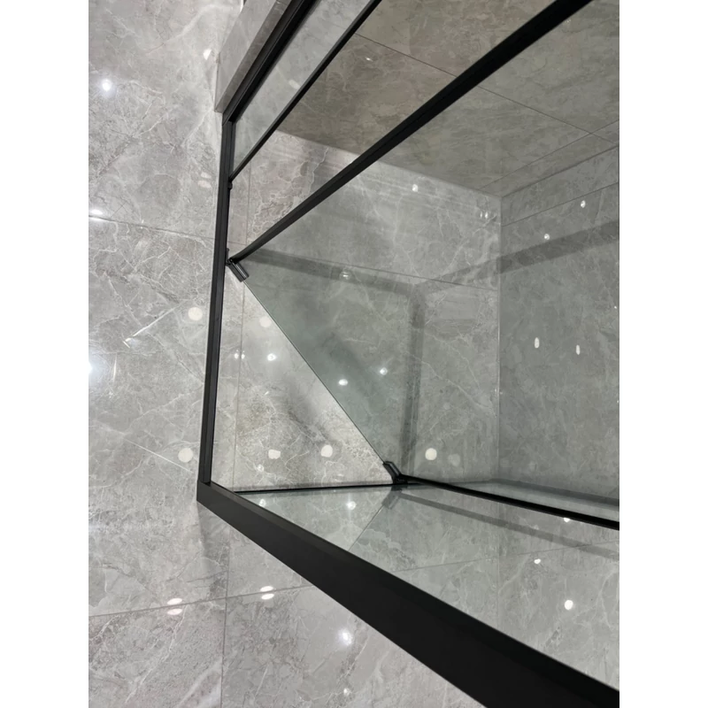 Firenze Sprchový kút Black 6mm 70cm