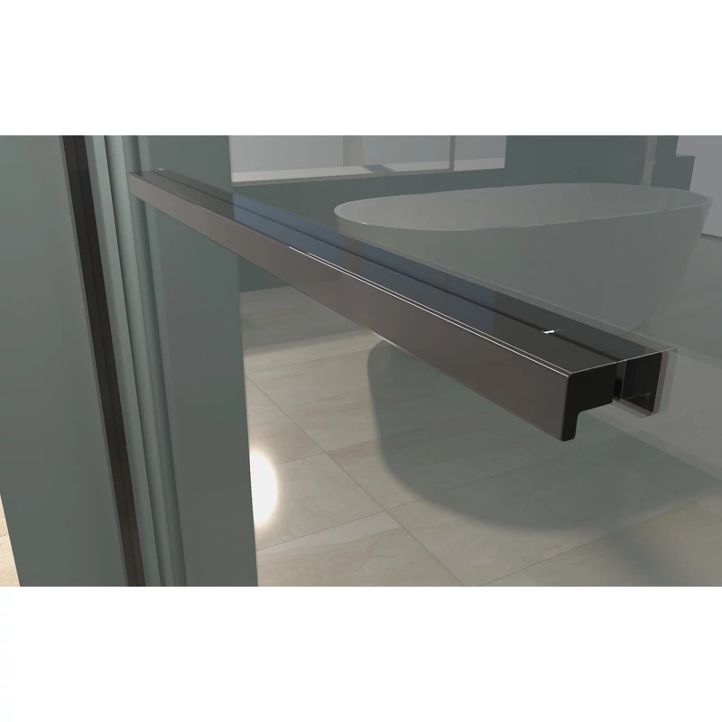 Firenze Sprchový kút Black 6mm 70cm