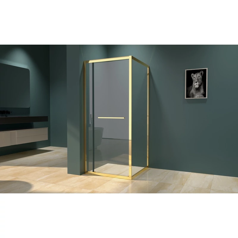 Firenze Sprchový kút Gold 6mm 80cm