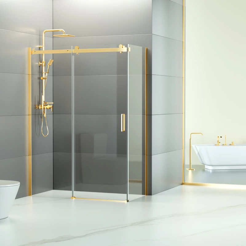 Milano Duo Gold Sprchový kút 90x120, 195cm, 8mm