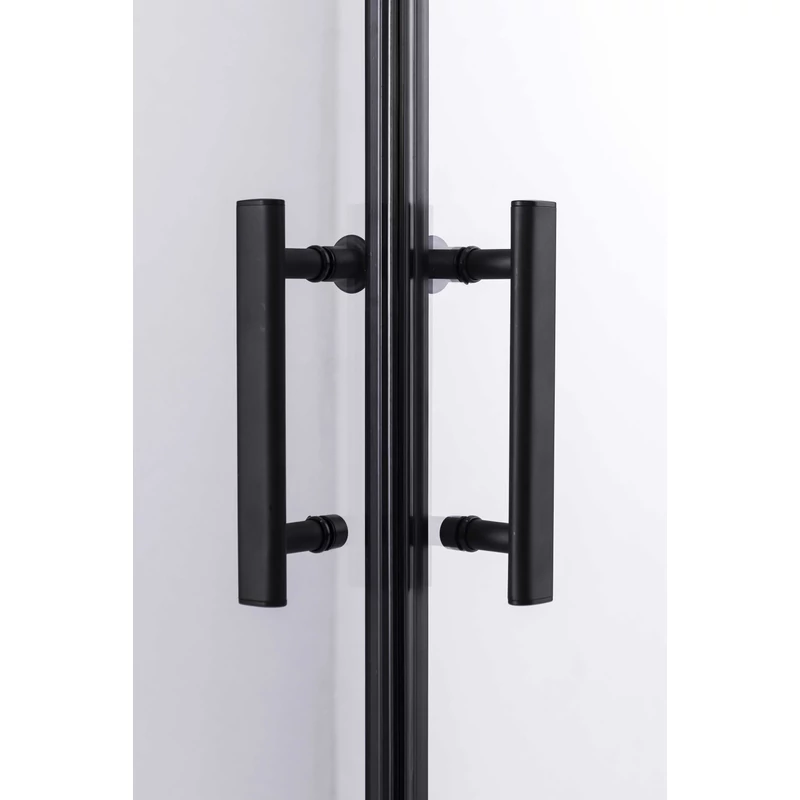 Motril čierny sprchový kút 80x80, 190cm, 6mm, NANO