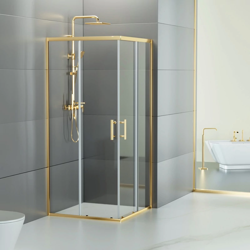 Motril Gold Sprchový kút 80x80 190cm, 6mm NANO