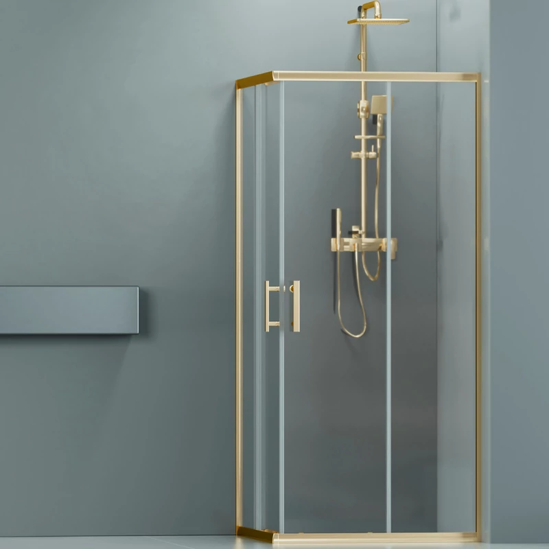 Motril Gold Sprchový kút 80x80 190cm, 6mm NANO