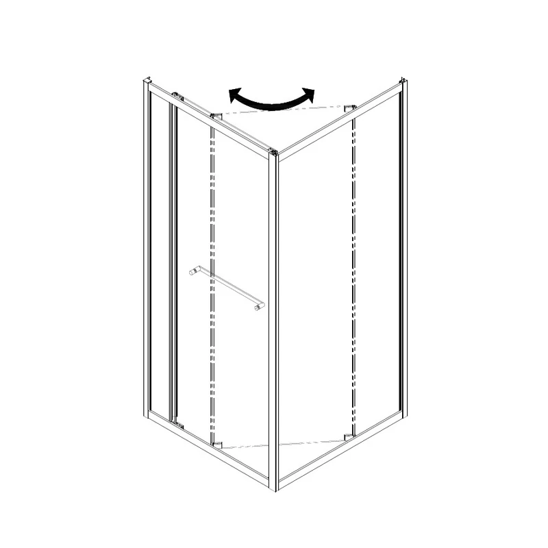 Firenze Sprchový kút 6mm 80cm