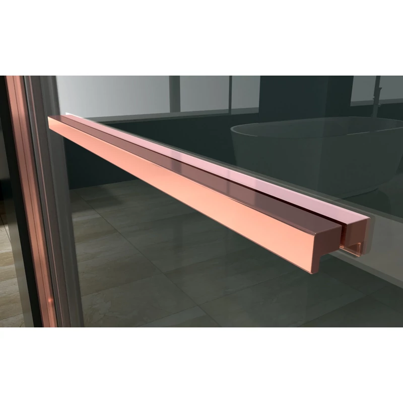 Firenze Sprchový kút Rose Gold 6mm 80cm