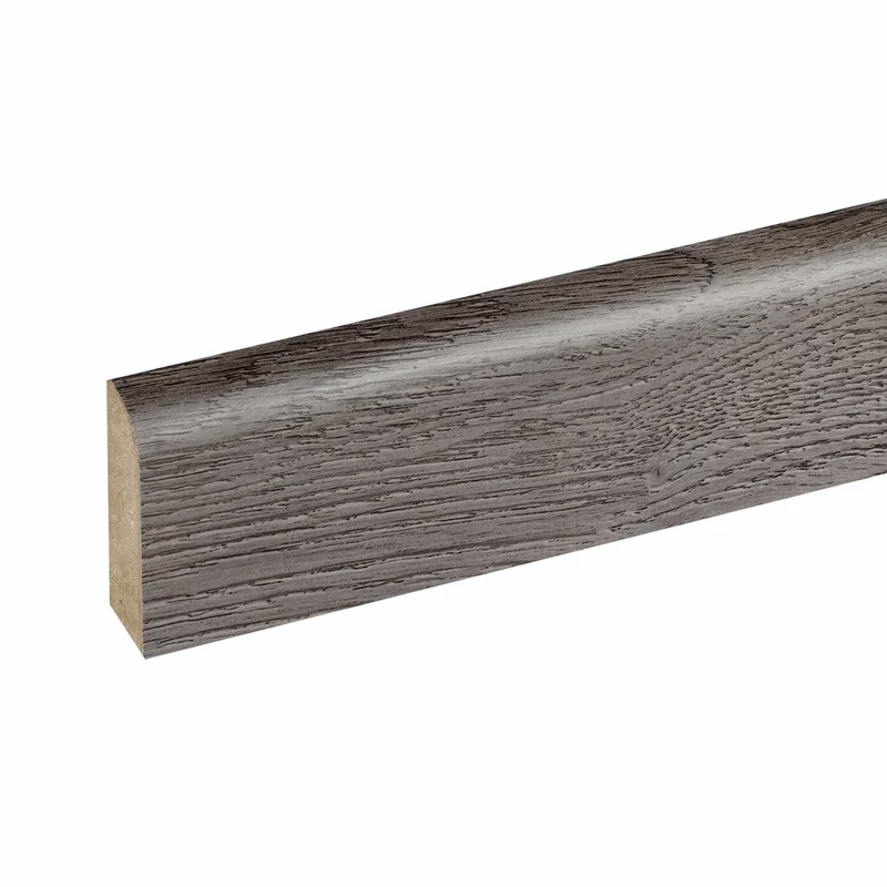 W-STEP soklová lišta k laminátovej podlahe, vzor biely dub, 2400x60x15 mm