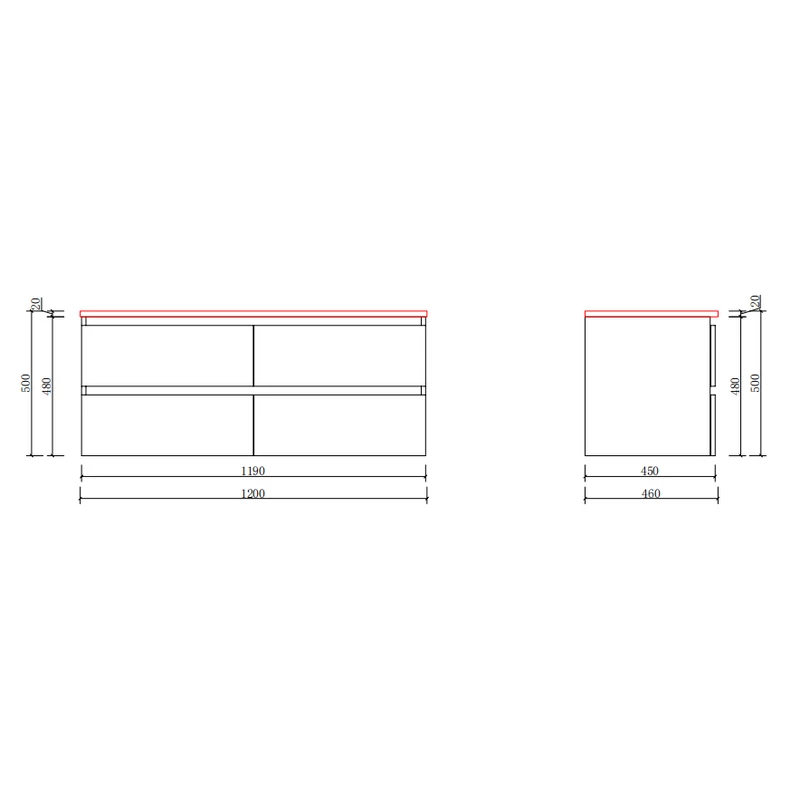 Dijon Sonoma Kúpeľňová skrinka s umývadlom 120 cm