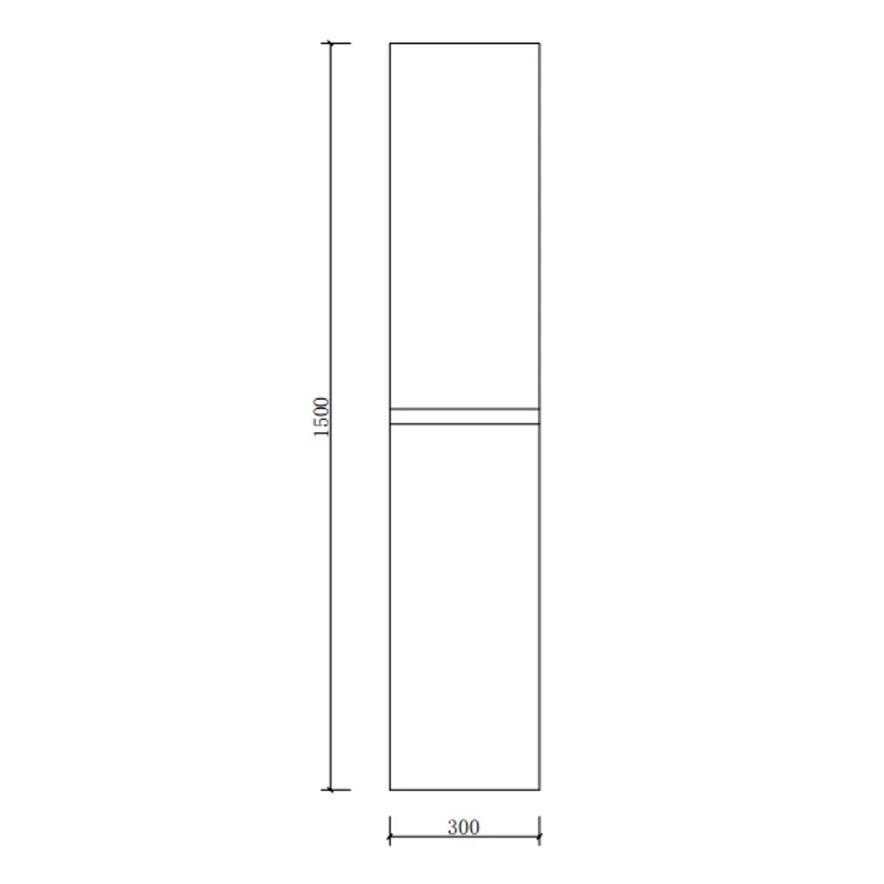 Burgundia Sonoma Kúpeľňová skrinka