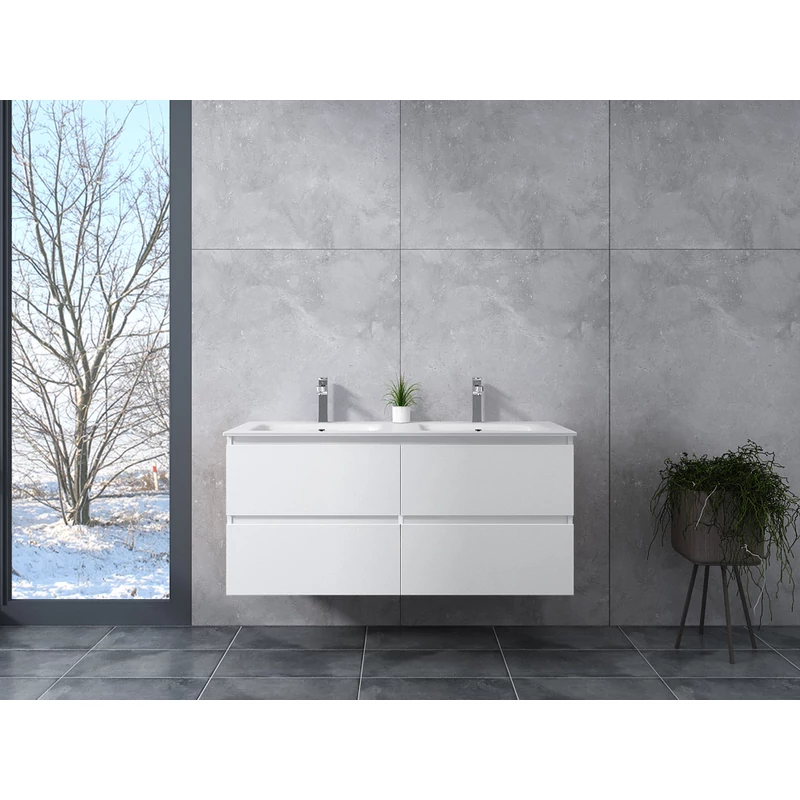 Dijon White Kúpeľňová skrinka s umývadlom 120cm