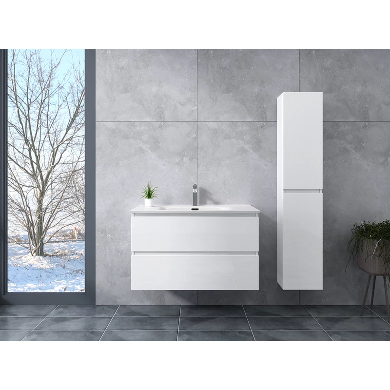 Burgundia White Kúpeľňová skrinka